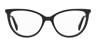 Premium Women Moschino Love Model Eyeglasses: MOL588 - Black- SpecSMART Eye Clinic (Front View)